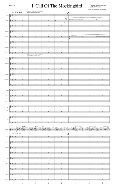 Three Pieces For Violin and Orchestra "Violin Concerto No. 2" (Score – violin and symphony orchest image number null