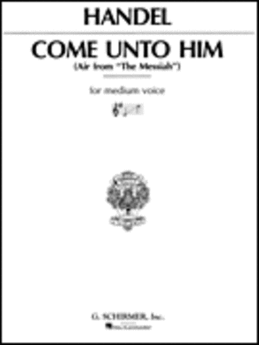 Come Unto Him (from Messiah) Voice scores gallery preview page 1