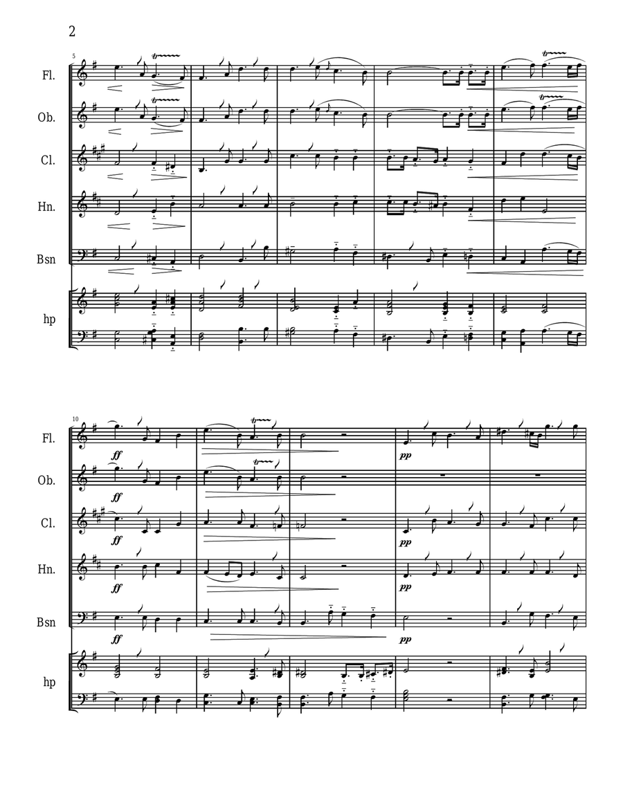 Handel's Messiah Selections for Woodwind Quintet Woodwind Quintet scores gallery preview page 2