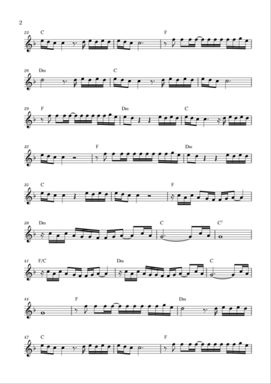 Sign Of The Times Violin Solo scores gallery preview page 2