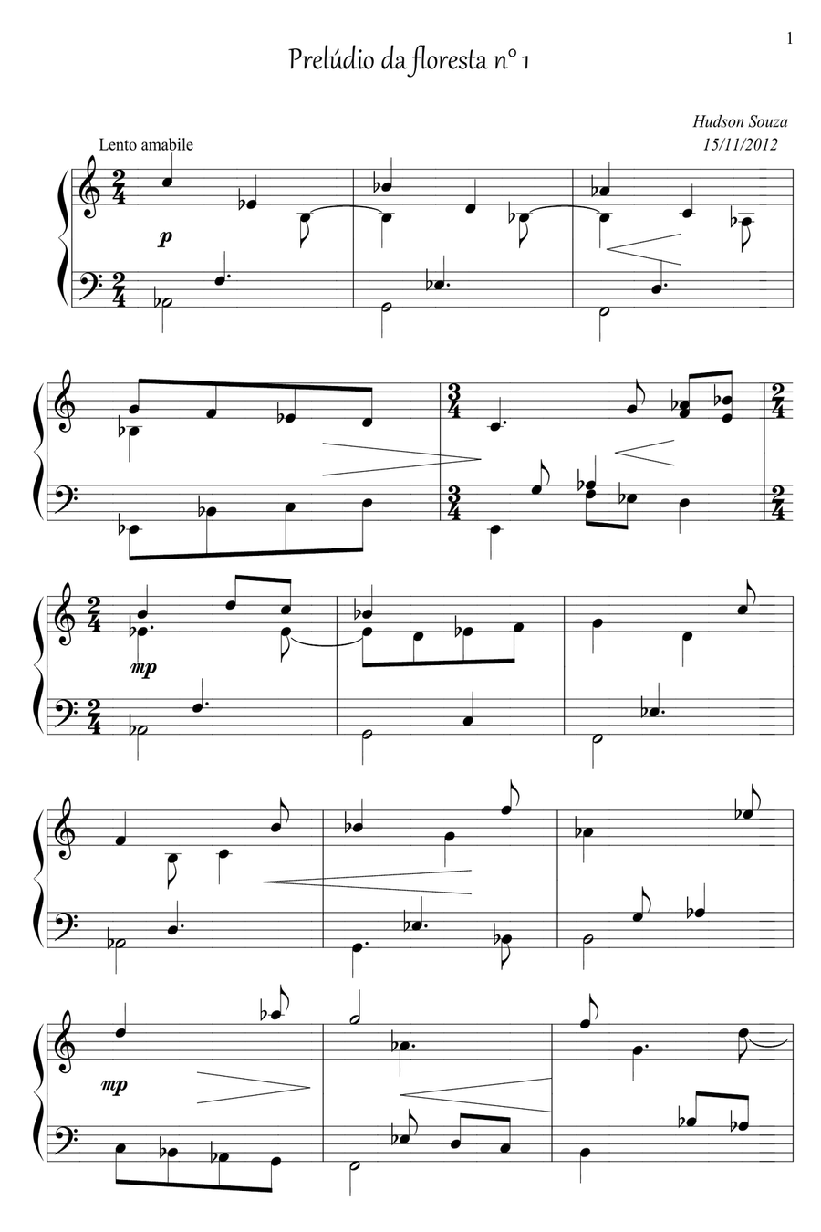 7 selected piano pieces - Book 2 Piano Solo scores gallery preview page 2