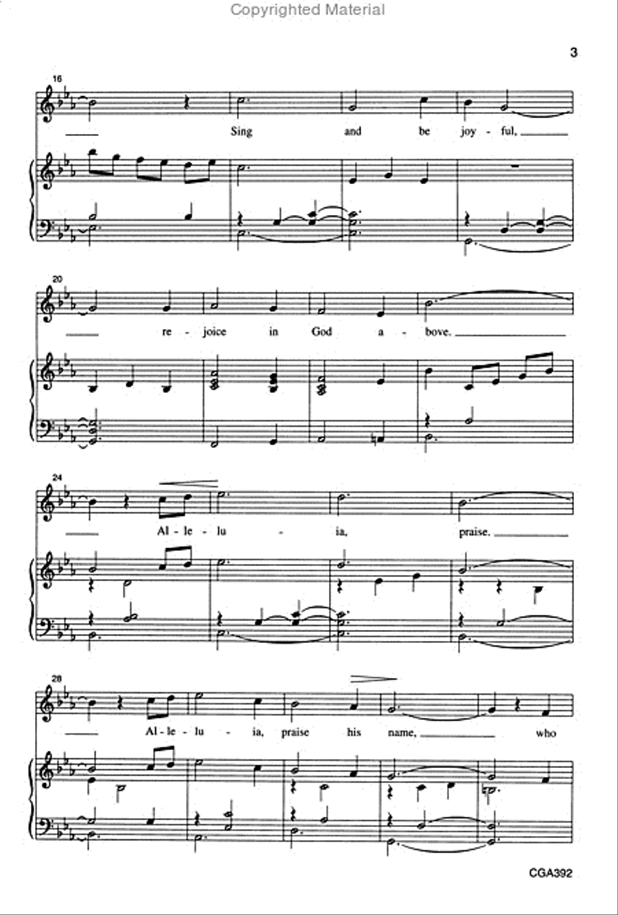 Praise, Rejoice and Sing Praise, Rejoice and Sing Unison Choir scores gallery preview page 3