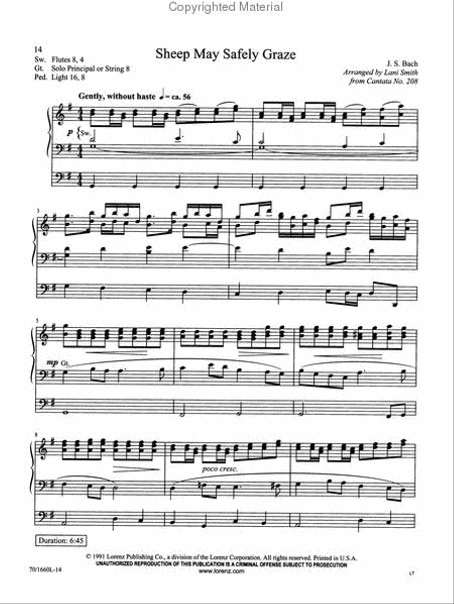 The Nativity Organ Solo scores gallery preview page 4