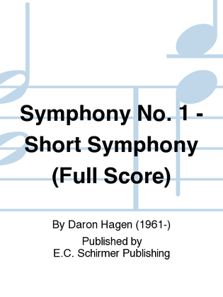Symphony No. 1 (Additional Short Symphony) (Additional Full Score)