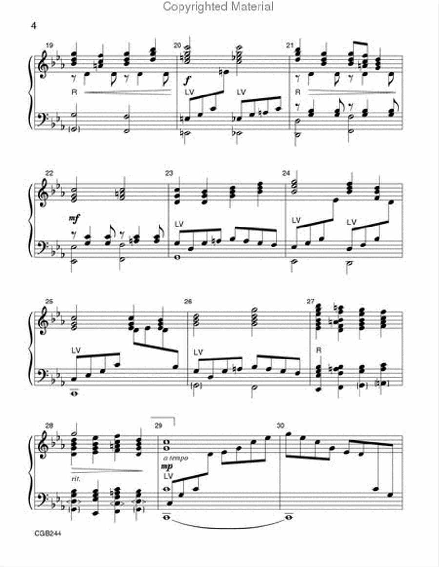 What Wondrous Love Is This Handbell Choir scores gallery preview page 4