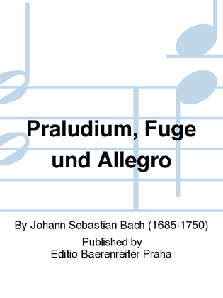 Book cover for Präludium, Fuge und Allegro