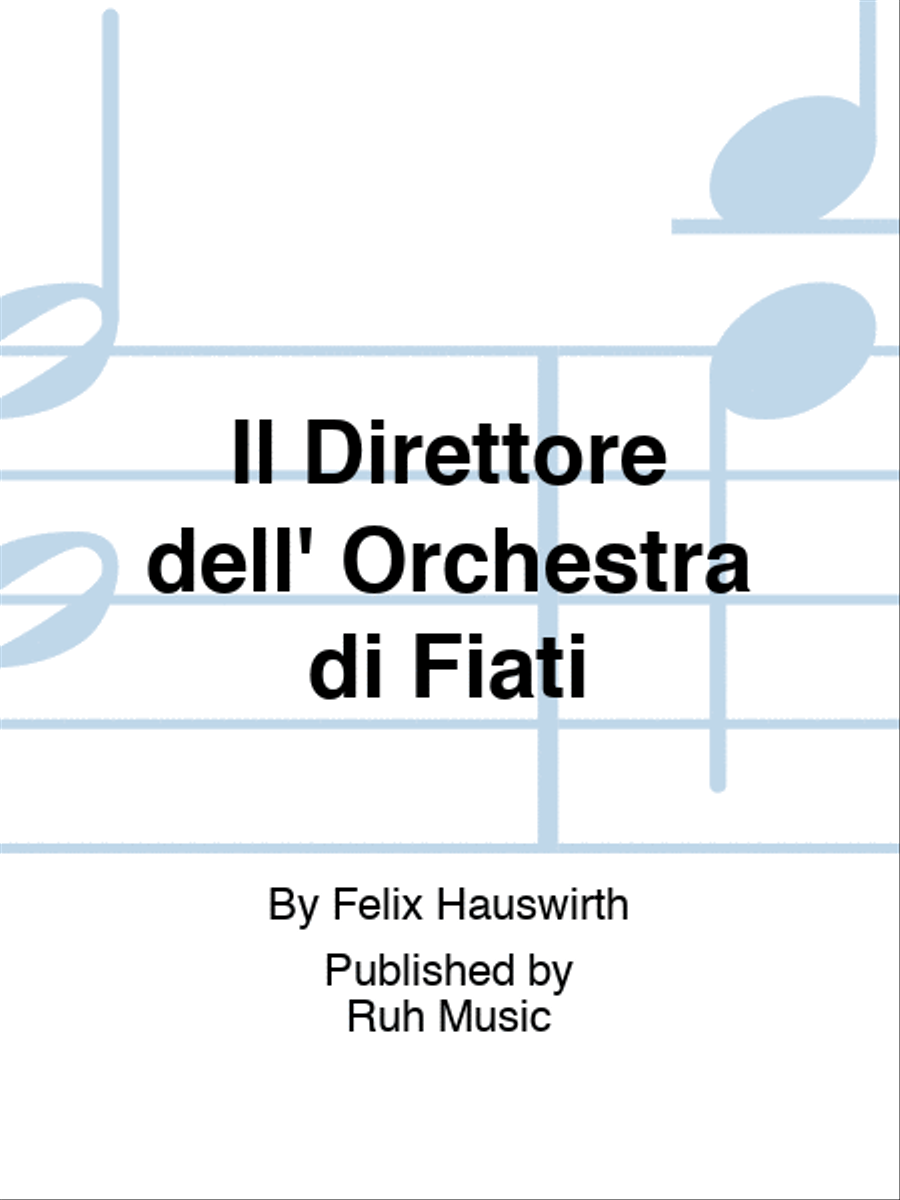 Il Direttore dell' Orchestra di Fiati School and Community scores gallery preview page 1