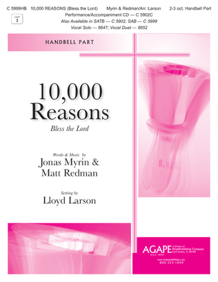 Book cover for 10,000 Reasons (Bless the Lord)