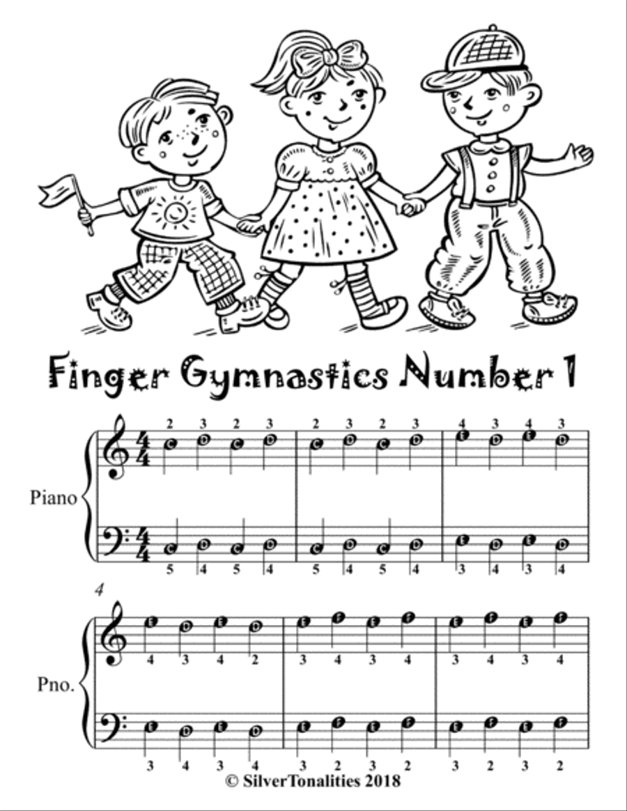 Finger Gymnastics Piano Method scores gallery preview page 3
