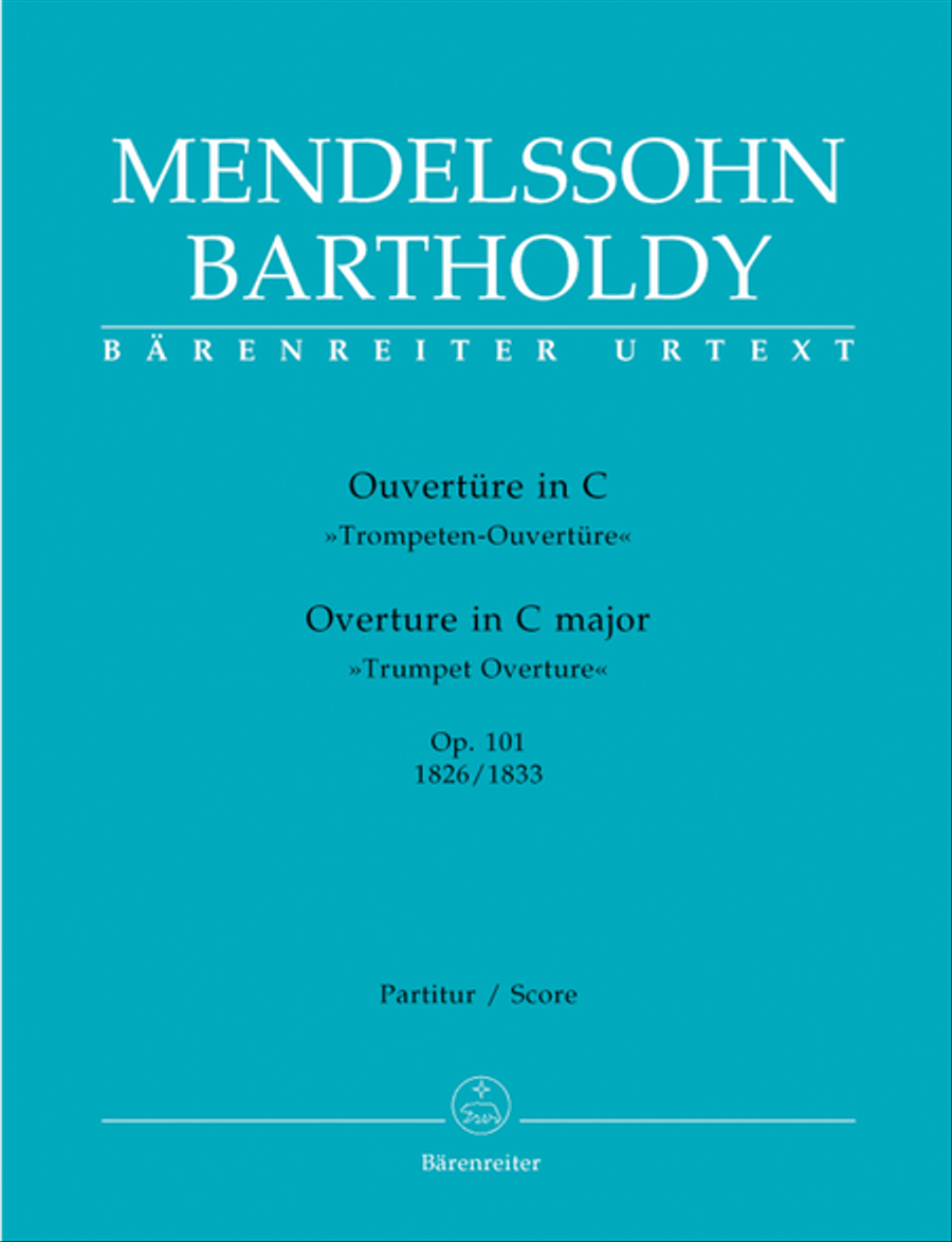 Book cover for Ouverture C major, Op. 101 'Trompeten-Ouverture'