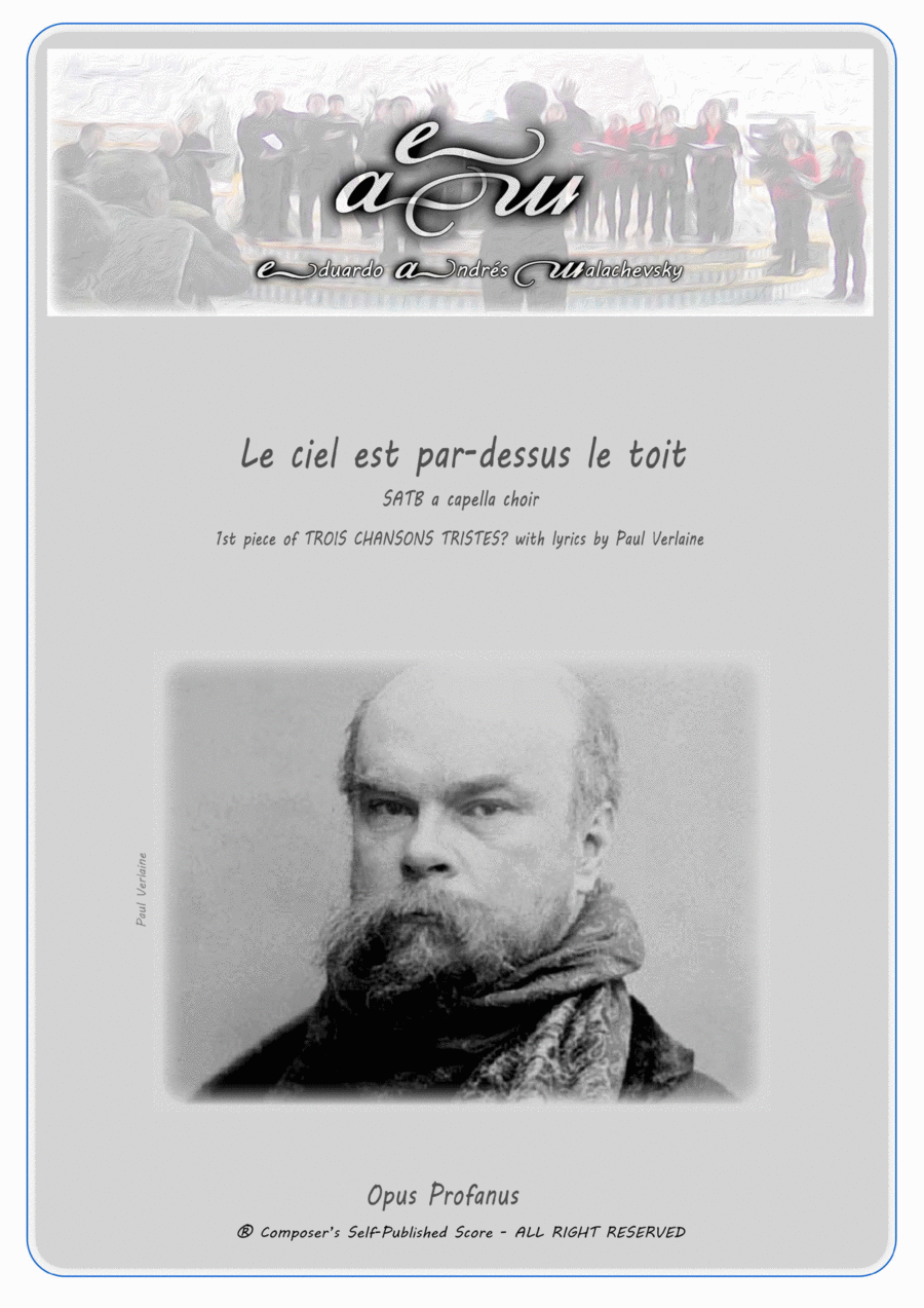 LE CIEL EST PAR-DESSUS LE TOIT Divisi scores gallery preview page 1