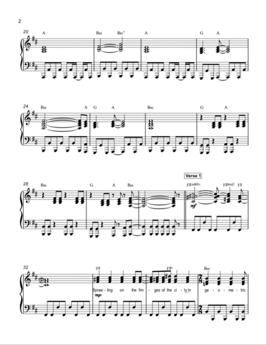 Subdivisions Subdivisions Piano Solo scores gallery preview page 2