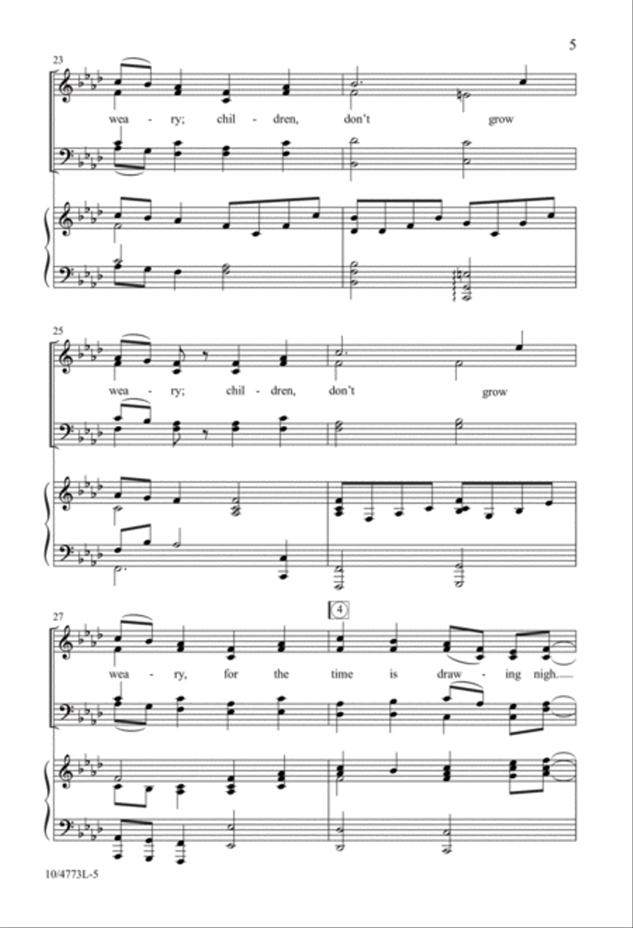 Keep Your Lamps Trimmed and Burning 4-Part scores gallery preview page 5