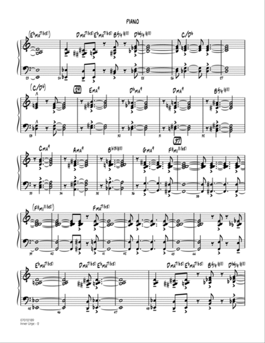 Inner Urge - Piano Piano scores gallery preview page 2