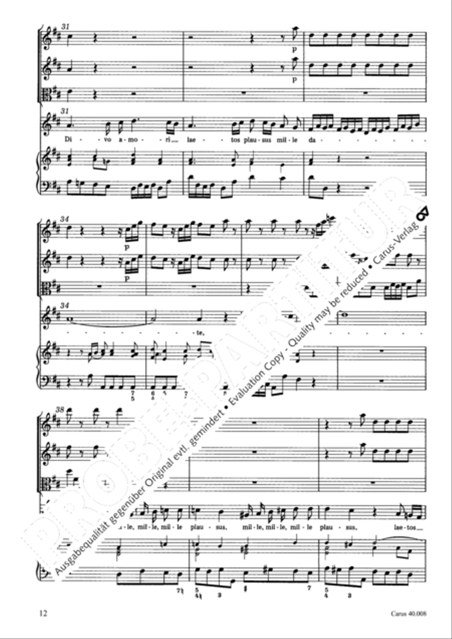 Introduzione e Gloria 4-Part scores gallery preview page 13