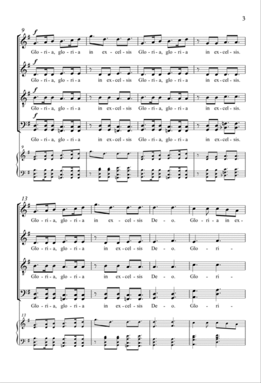 Gloria! Divisi scores gallery preview page 2