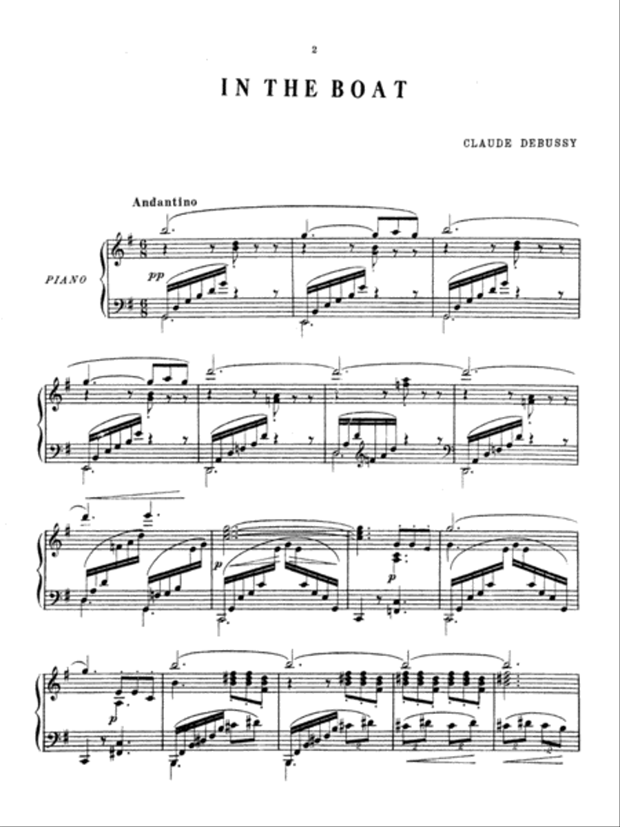 Debussy: Petite Suite, Complete Piano Solo scores gallery preview page 2