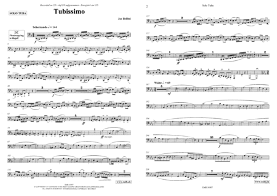 Tubissimo Concert Band scores gallery preview page 3