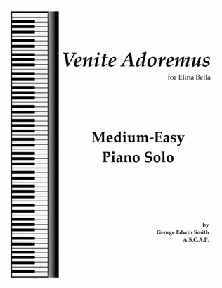 Venite Adoremus - Piano Solo