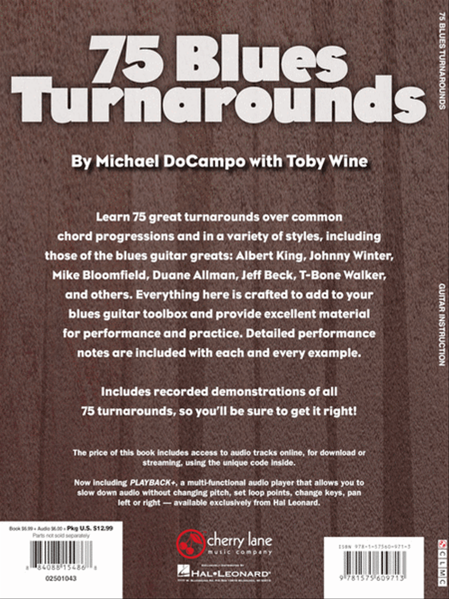 75 Blues Turnarounds 75 Blues Turnarounds Electric Guitar scores gallery preview page 4