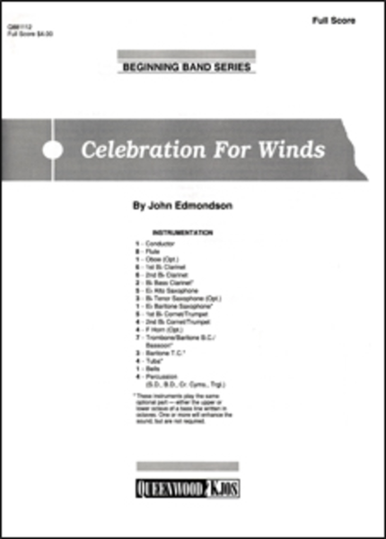Celebration For Winds - Score