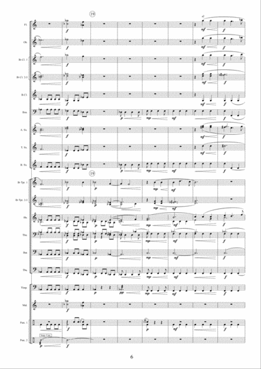 Chorale and Dance Concert Band scores gallery preview page 6