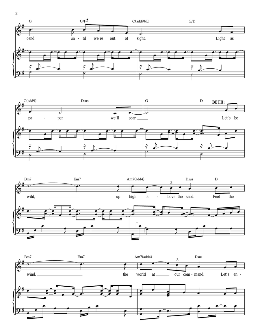 Some Things Are Meant To Be Piano, Vocal scores gallery preview page 2
