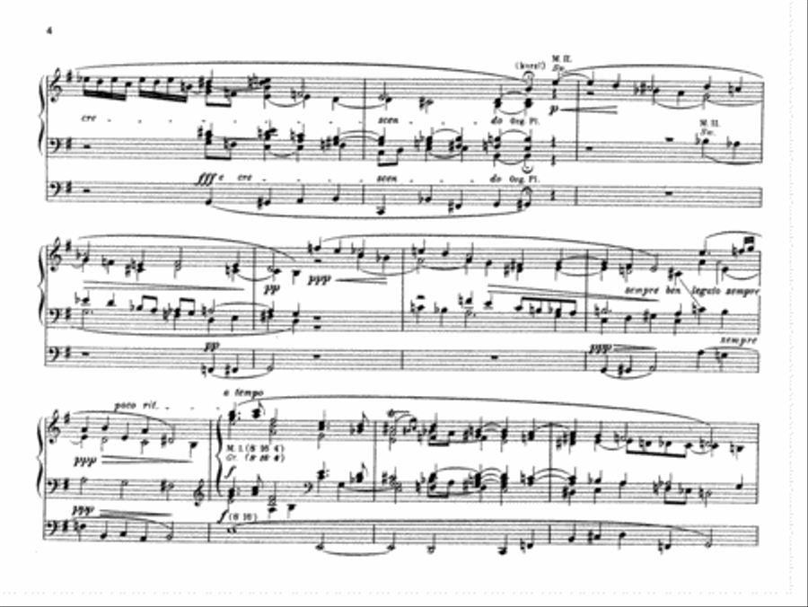 Reger: Organ Works, Op. 59 Organ scores gallery preview page 3