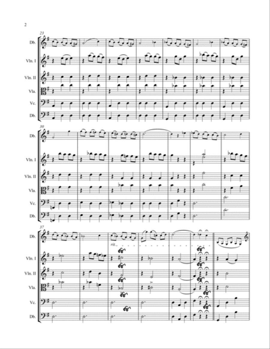 Valse Miniature String Orchestra scores gallery preview page 2