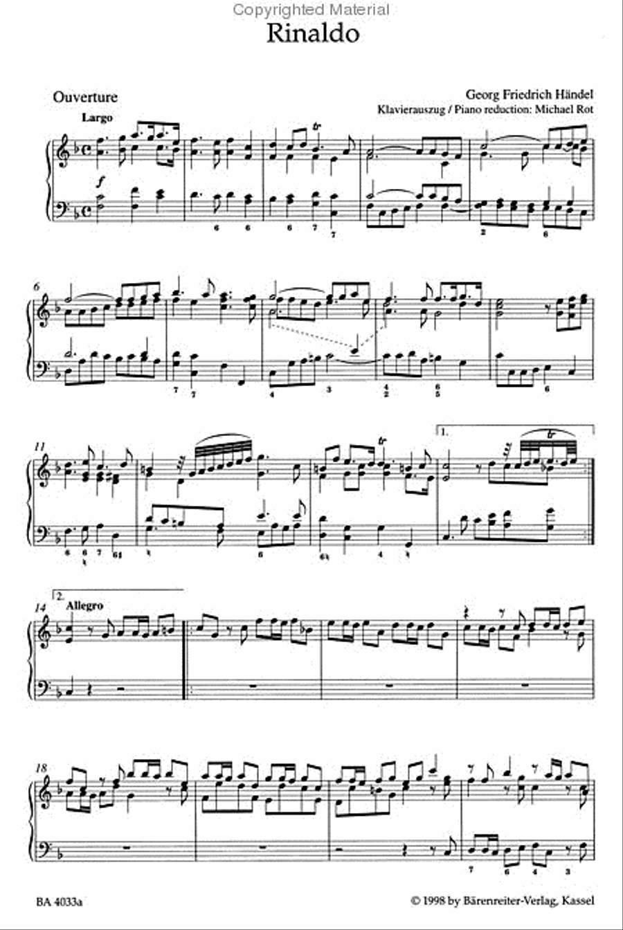 Rinaldo HWV 7a Bassoon scores gallery preview page 3