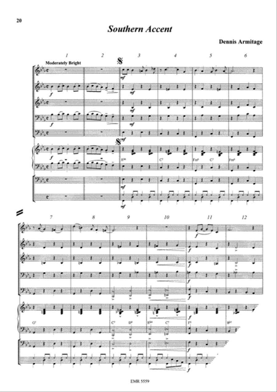 Dixieland Dixieland Concert Band scores gallery preview page 6