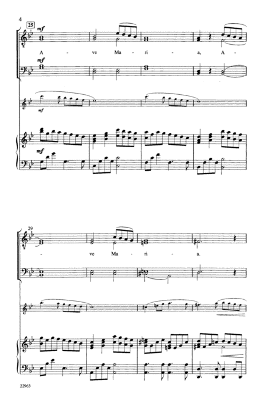 Ave Maria Choir scores gallery preview page 3