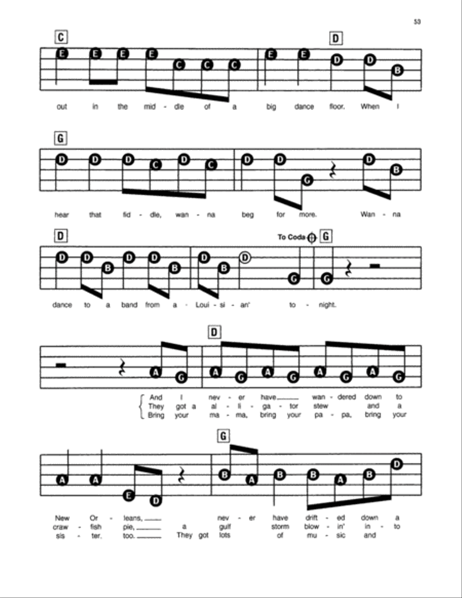 Down At The Twist And Shout Electronic Keyboard scores gallery preview page 2