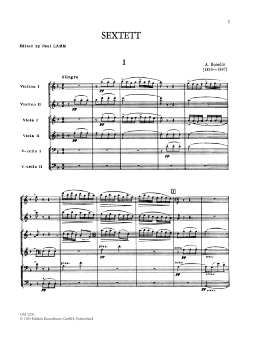 String sextett Chamber Music scores gallery preview page 2