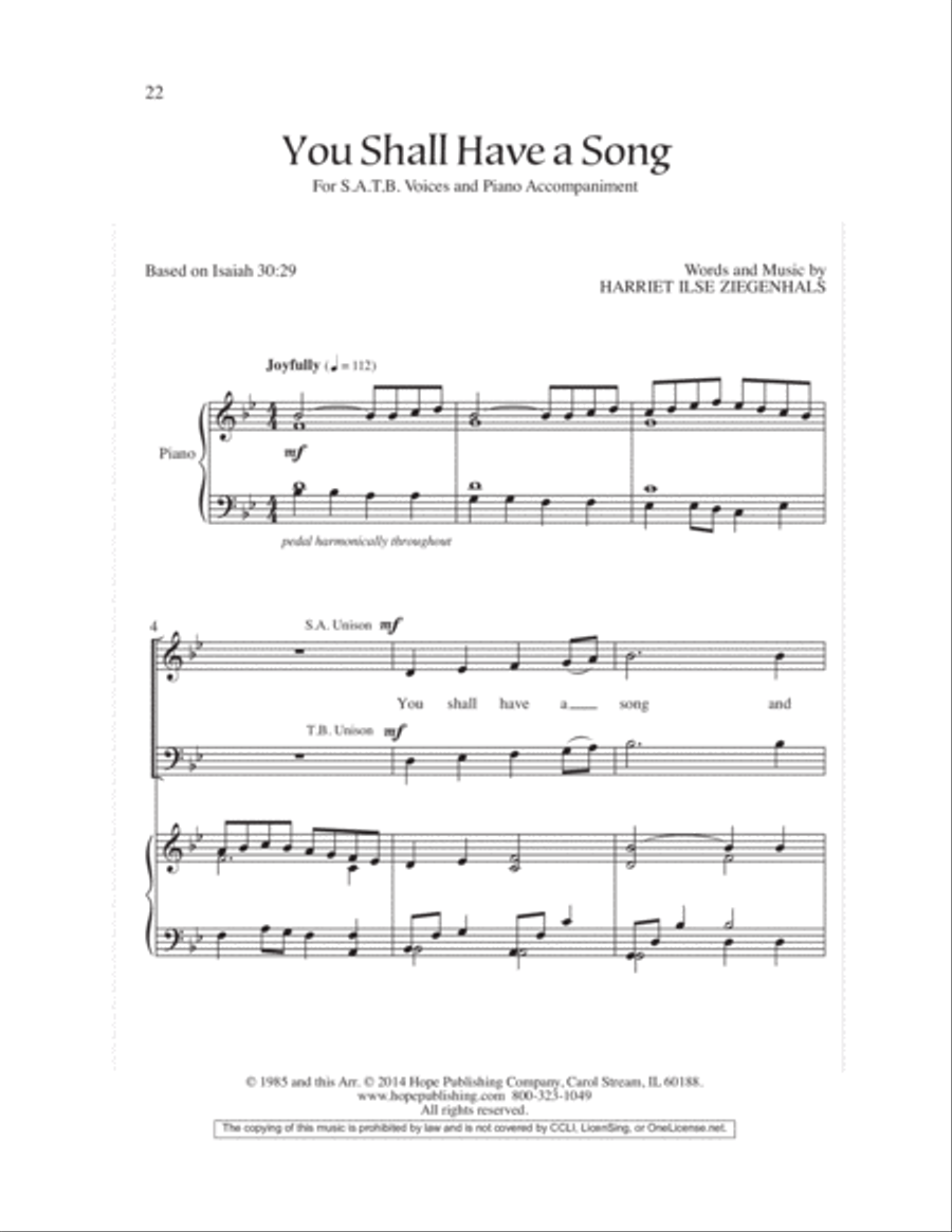 Worship Openers: Introits that Work!, Vol. 2 4-Part scores gallery preview page 24