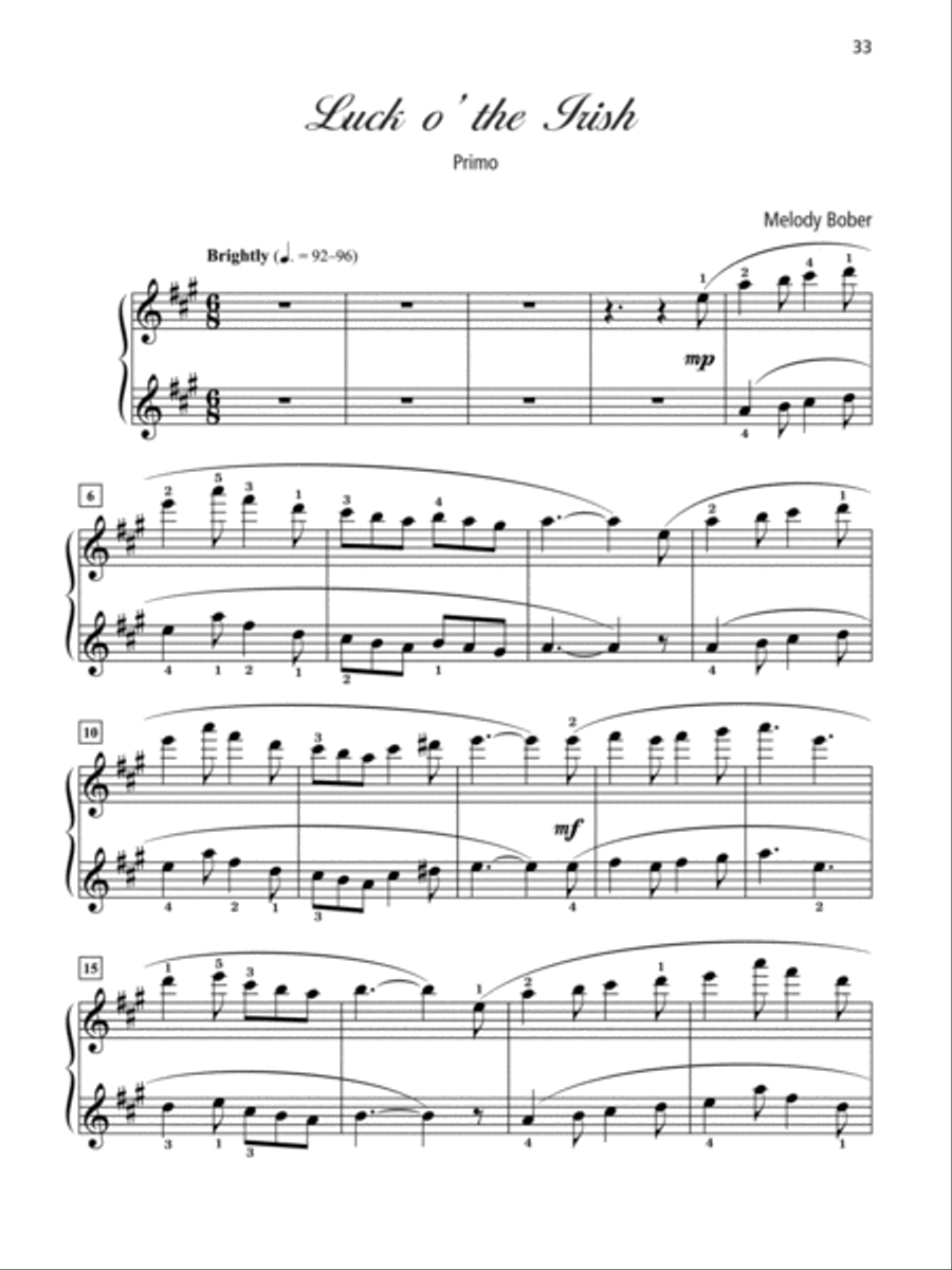 Grand Duets for Piano, Book 6 Small Ensemble scores gallery preview page 9