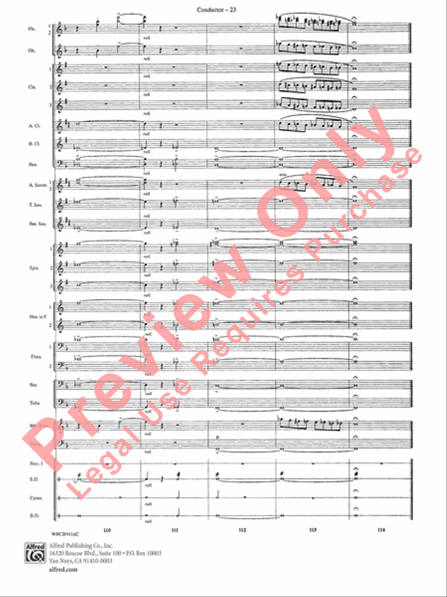 Strike Up the Band Concert Band scores gallery preview page 25