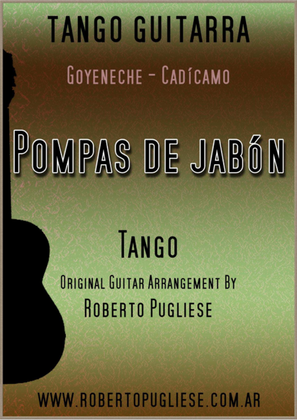 Book cover for Pompas de jabon - Tango (Goyheneche - Cadicamo)