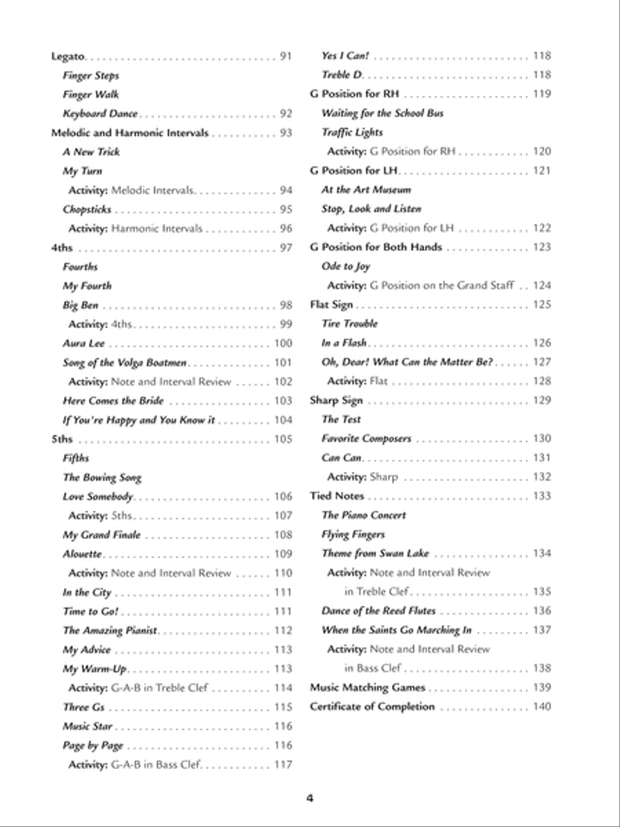 Alfred's Kid's Piano Course Complete Piano Method scores gallery preview page 4