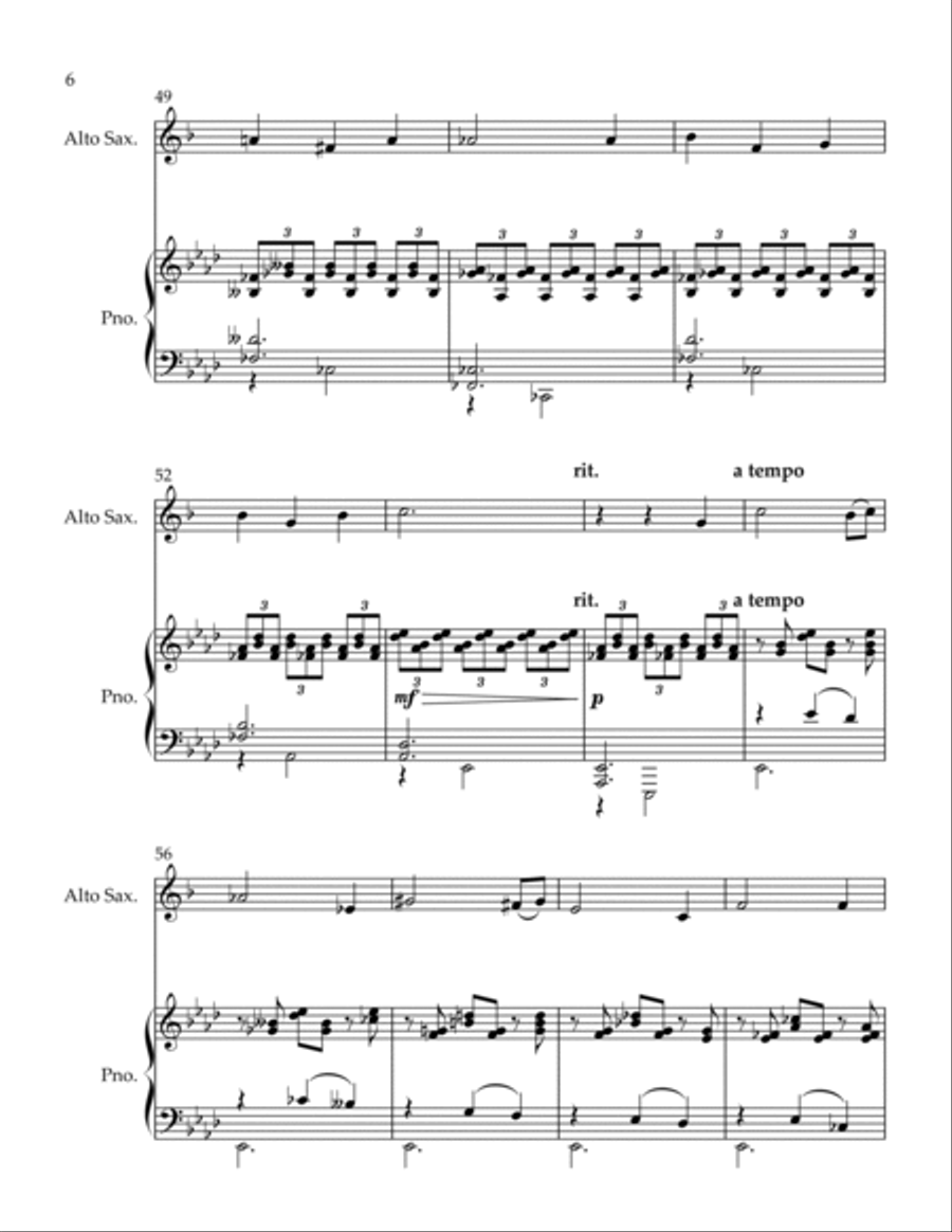 The Sea Princess Alto Saxophone scores gallery preview page 6