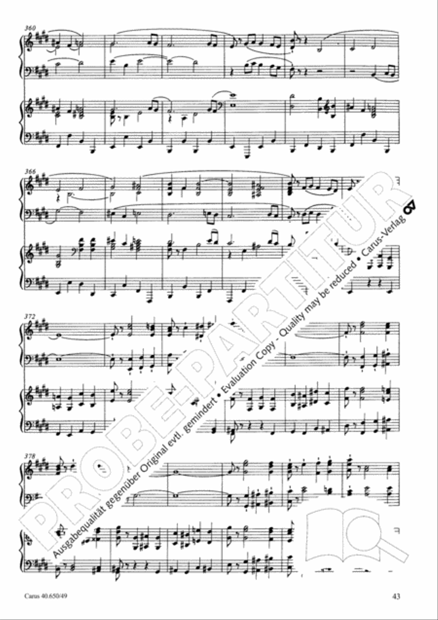 Petite Messe solennelle 4-Part scores gallery preview page 44