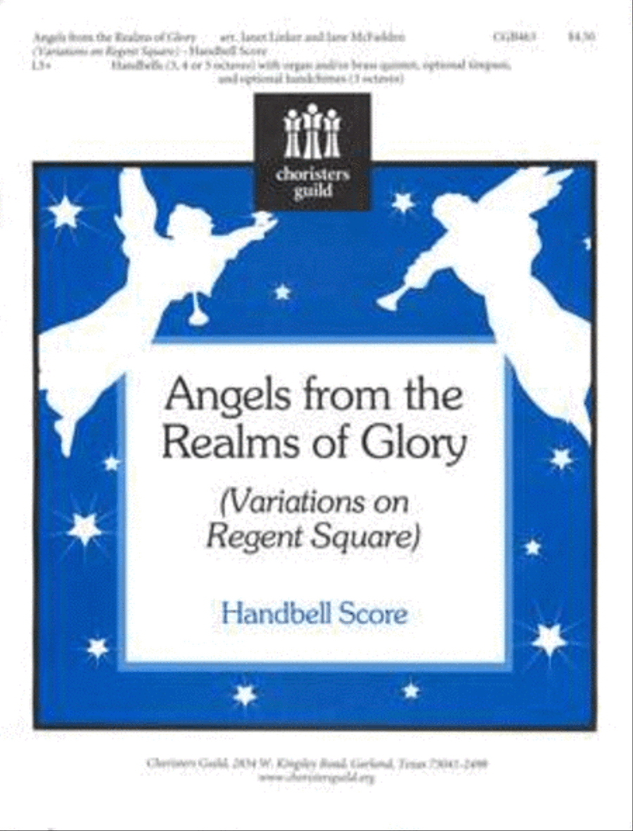 Angels from the Realms of Glory (Handbell Score) Handbell Choir scores gallery preview page 1