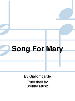 Book cover for Song For Mary