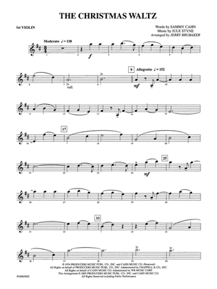 The Christmas Waltz: 1st Violin