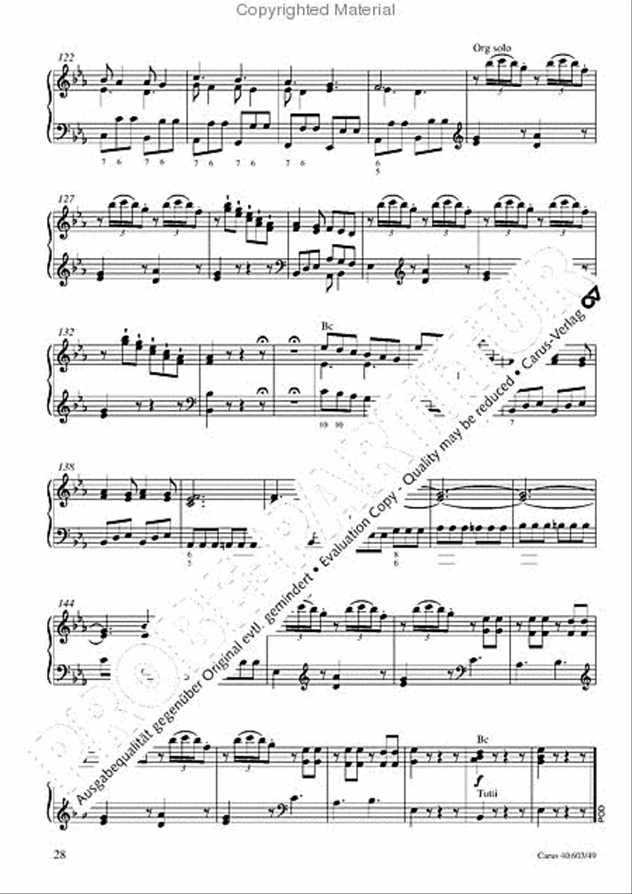 Grosse Orgelsolomesse in Es Voice scores gallery preview page 29