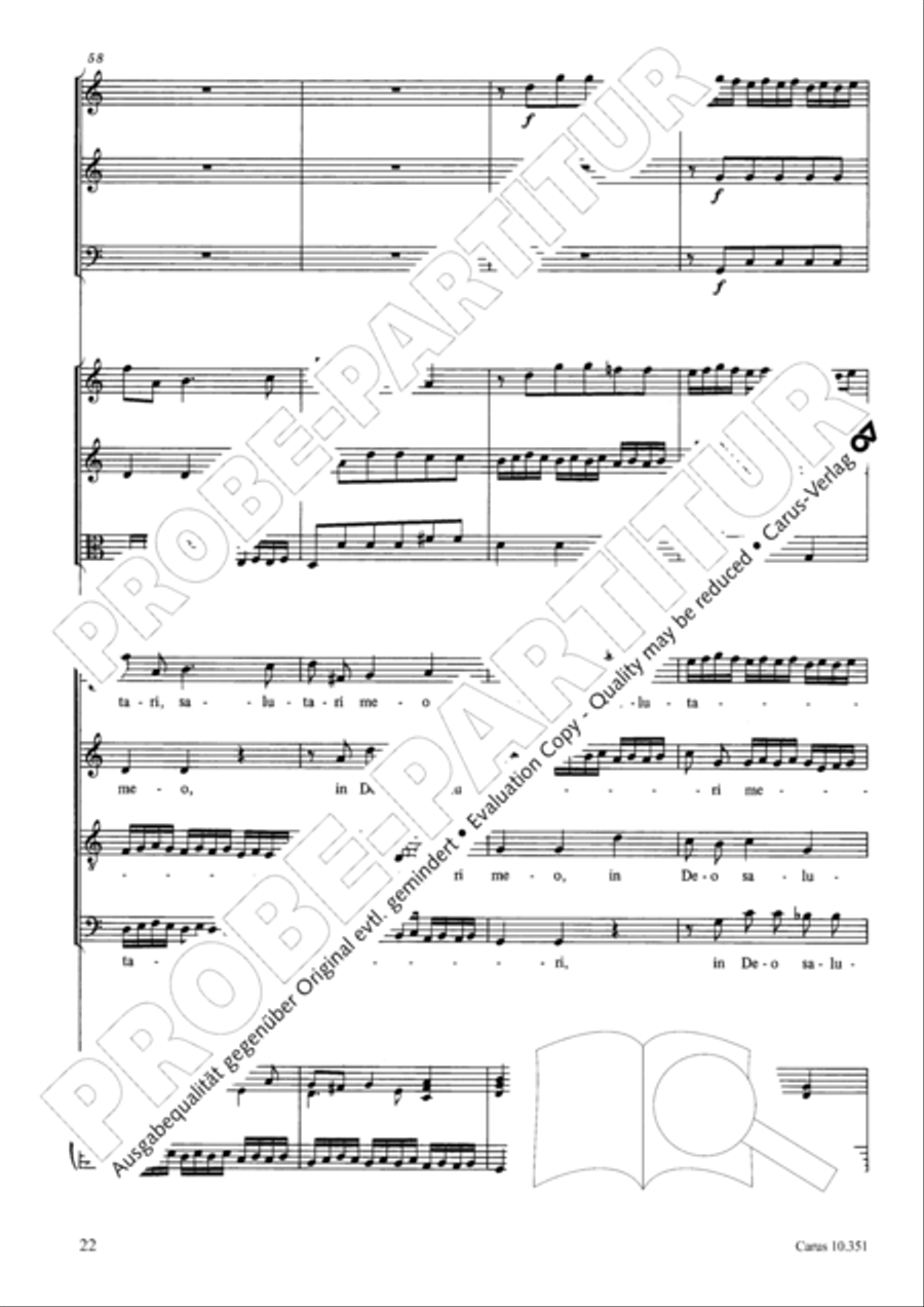 Magnificat Magnificat 4-Part scores gallery preview page 23