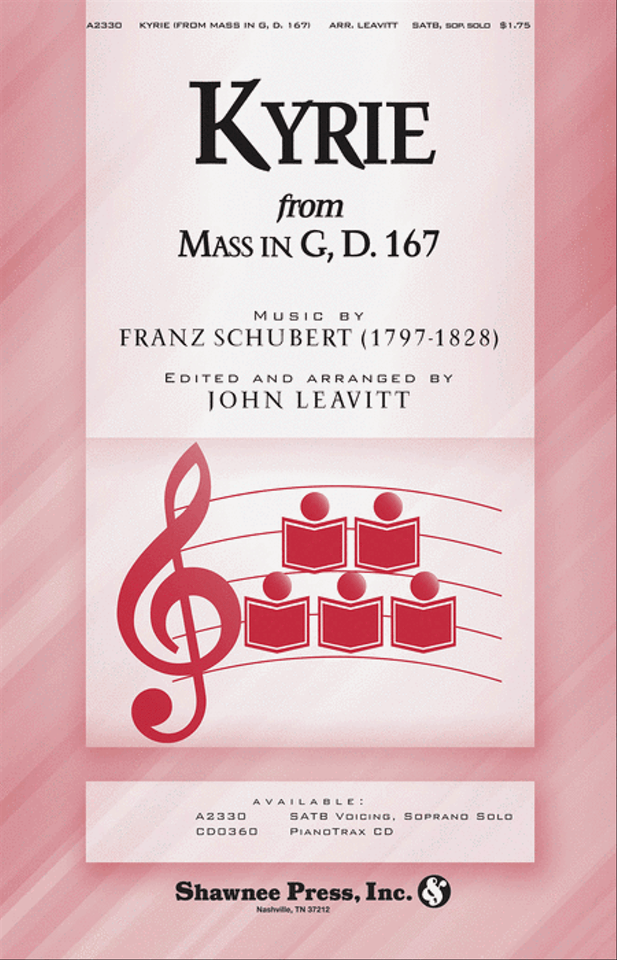 Kyrie (from Schubert's Mass in G) 4-Part scores gallery preview page 1