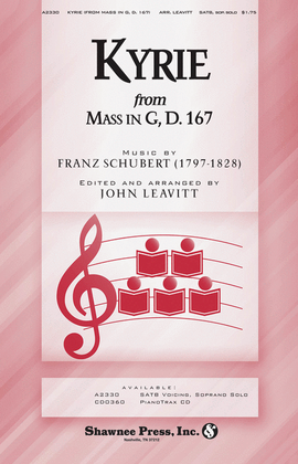 Book cover for Kyrie (from Schubert's Mass in G)