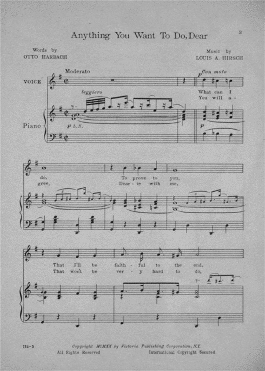 Anything You Want To Do, Dear Voice scores gallery preview page 2