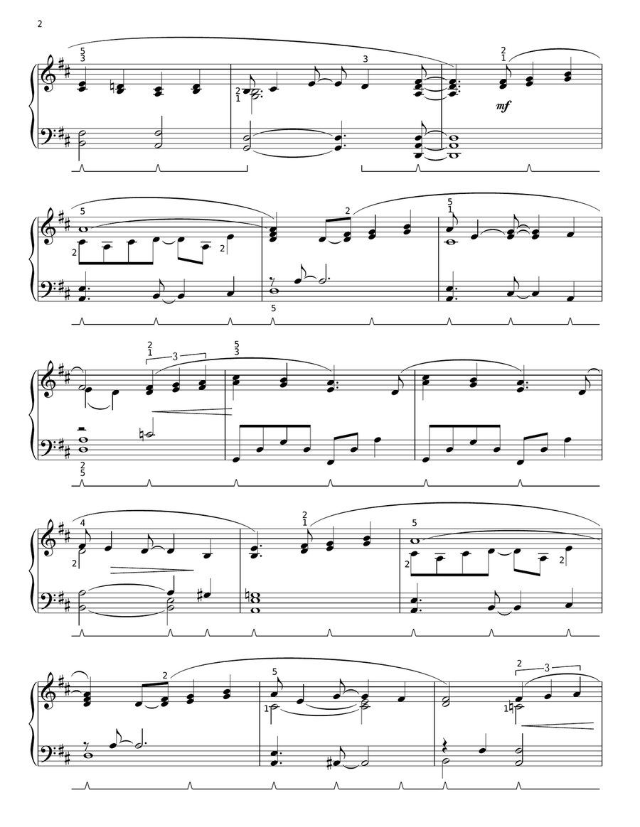A Whole New World (from Aladdin) (arr. Eugénie Rocherolle) Piano Solo scores gallery preview page 2